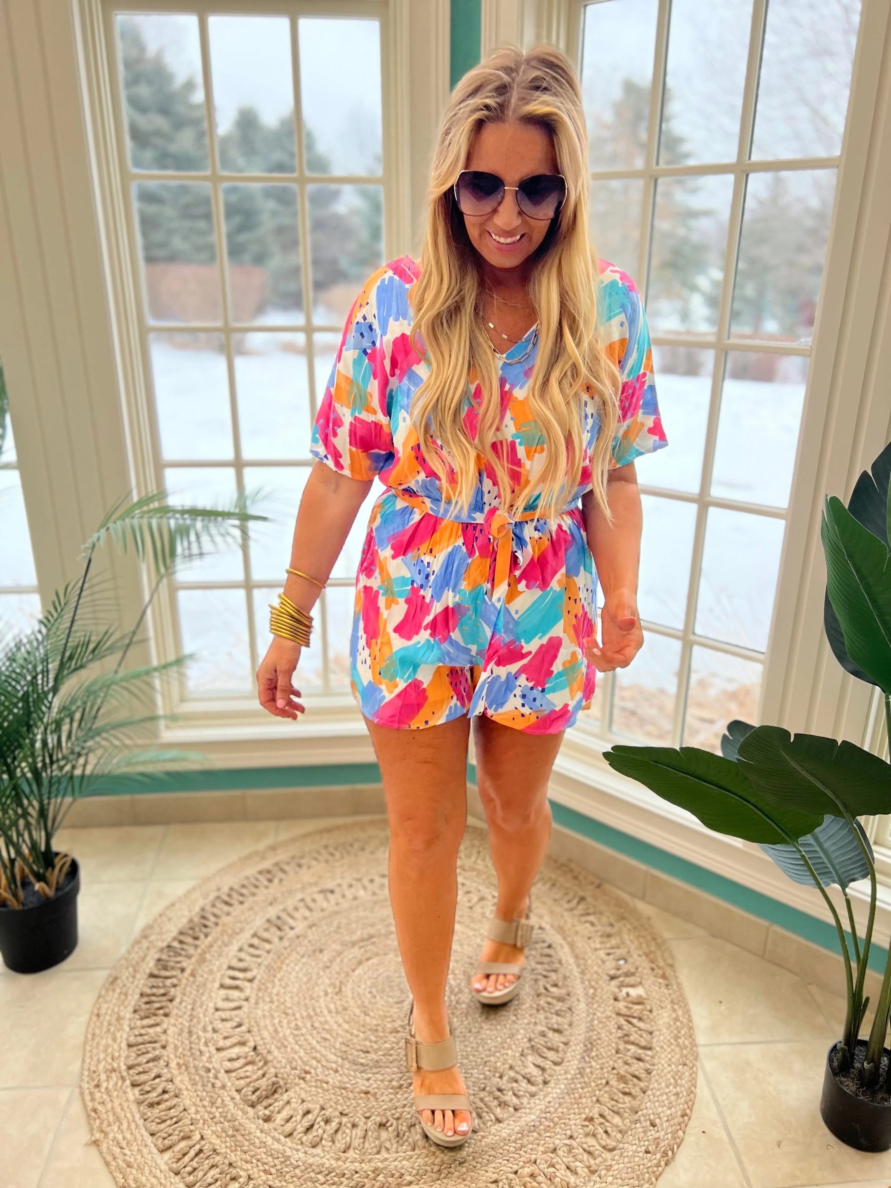 Printed Romper by Andree by Unit | FINAL SALE