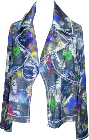 "Graffiti" Windbreaker Style Jacket