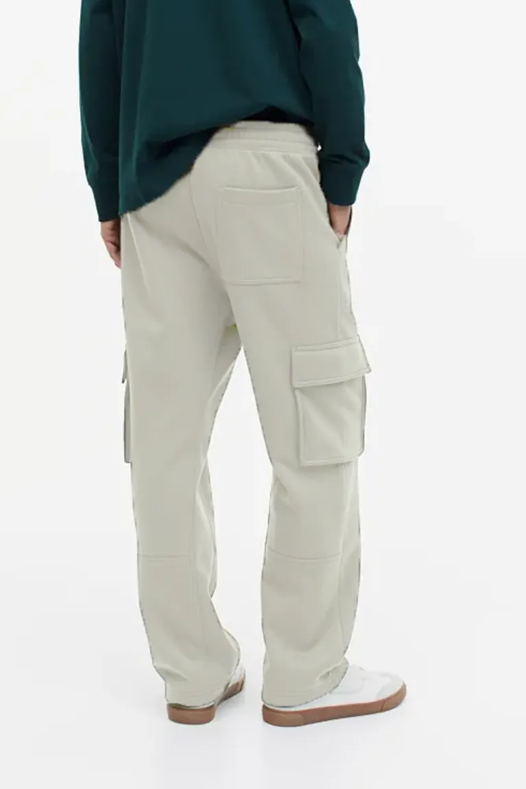 Relaxed Fit Cargo joggers For Men Olive