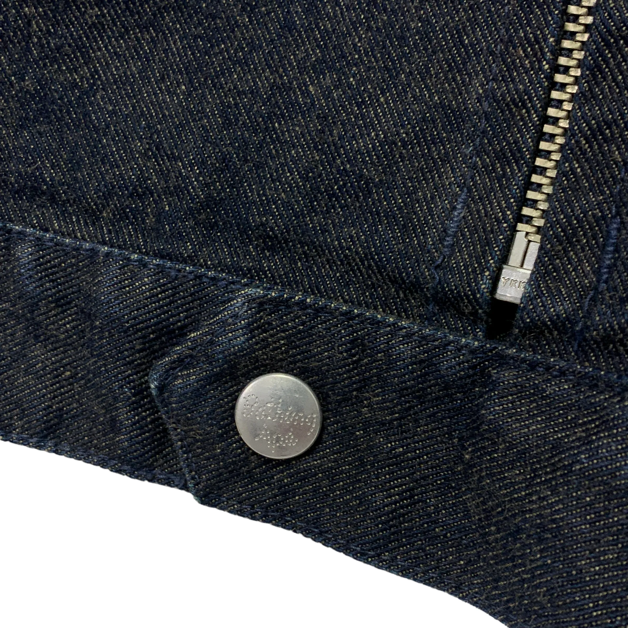 [S] A Bathing Ape Bape Vintage Selvedge Denim Chainstitched Jacket