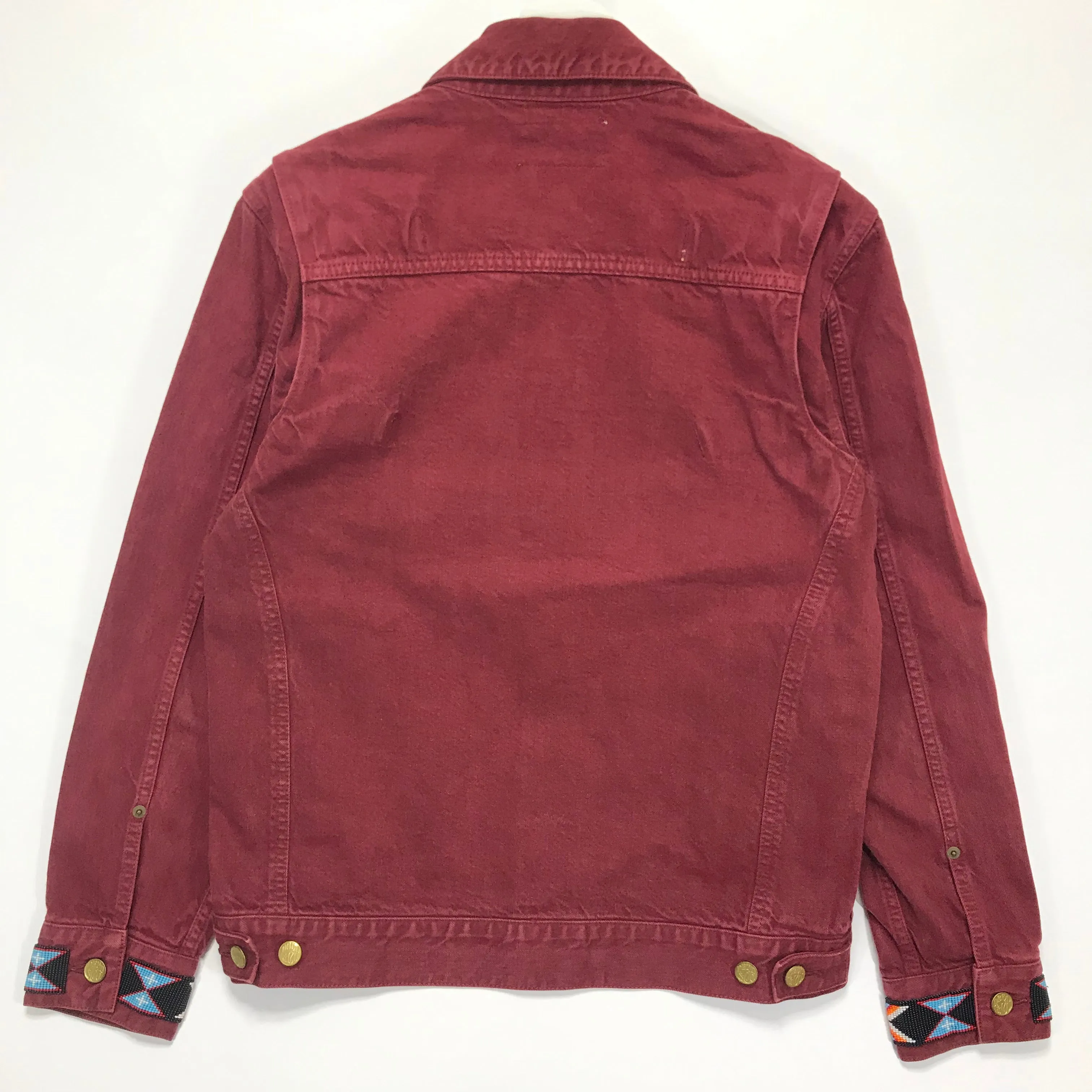 [S] Neighborhood Stockman Denim Jacket Burgundy