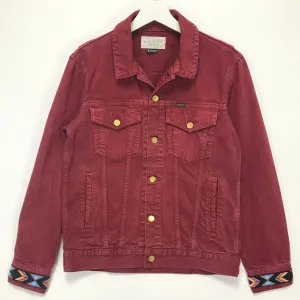 [S] Neighborhood Stockman Denim Jacket Burgundy