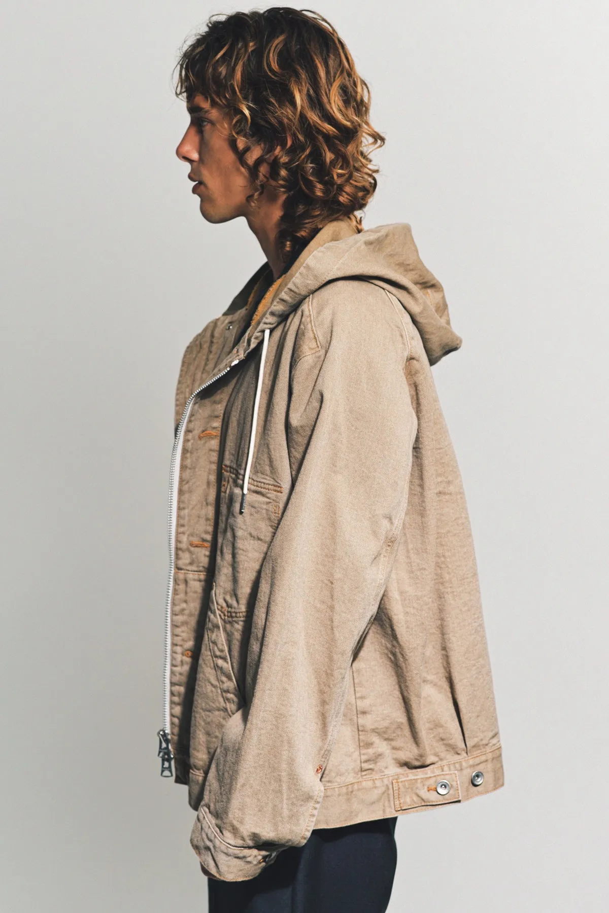 SACAI | DENIM HOODIE