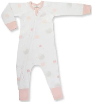 Sapling Child Blushing Orbit Zip Romper