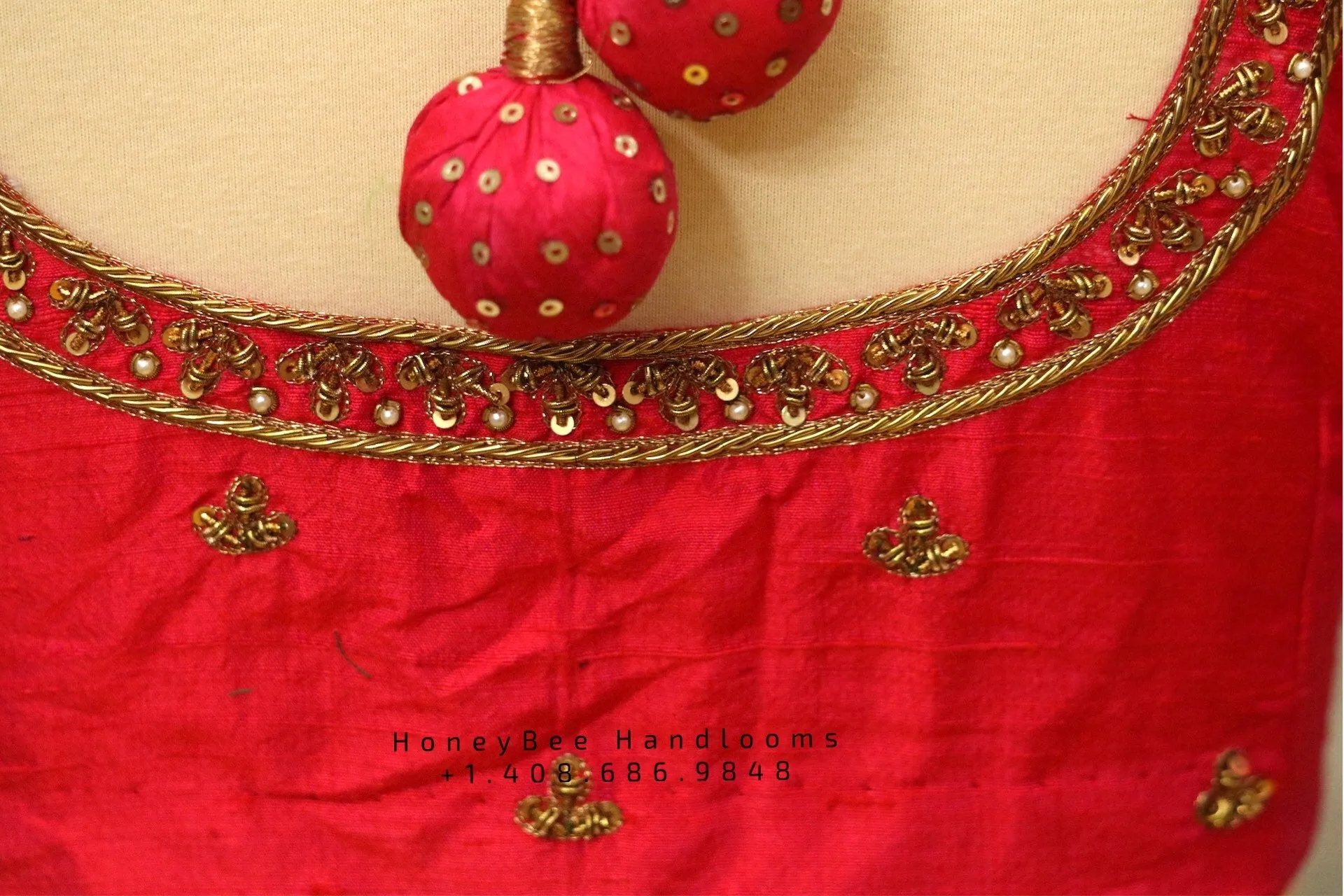 Saree Blouse |Maggam Work Blouse | saree stitched Blouse | Bollywood Blouse| Maggam Work Blouse | red Blouse | HoneyBee Handlooms