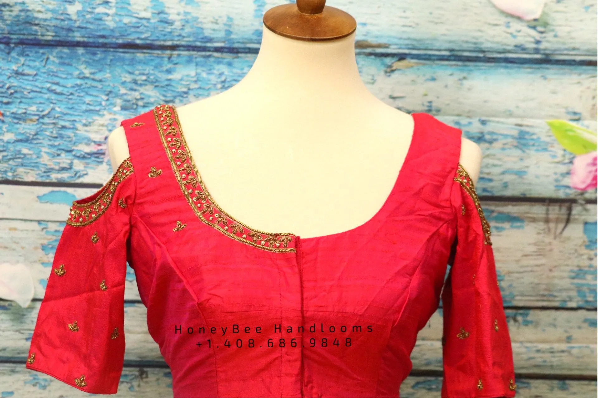 Saree Blouse |Maggam Work Blouse | saree stitched Blouse | Bollywood Blouse| Maggam Work Blouse | red Blouse | HoneyBee Handlooms