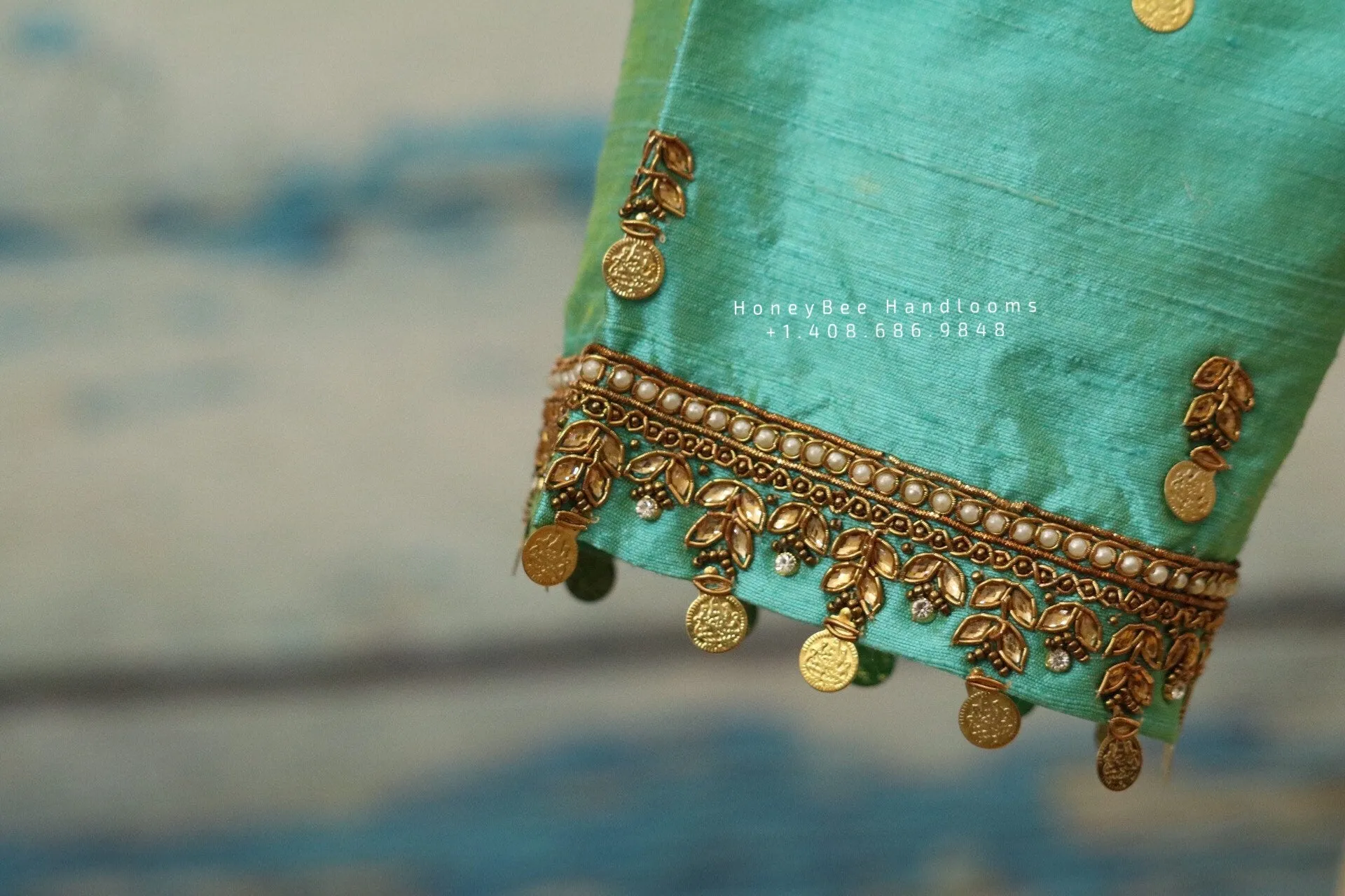 Saree Blouse| Saree Blouse |kasu Work Blouse | saree stitched Blouse| Bollywood Blouse | Zardosi Work Blouse | HoneyBee Handlooms