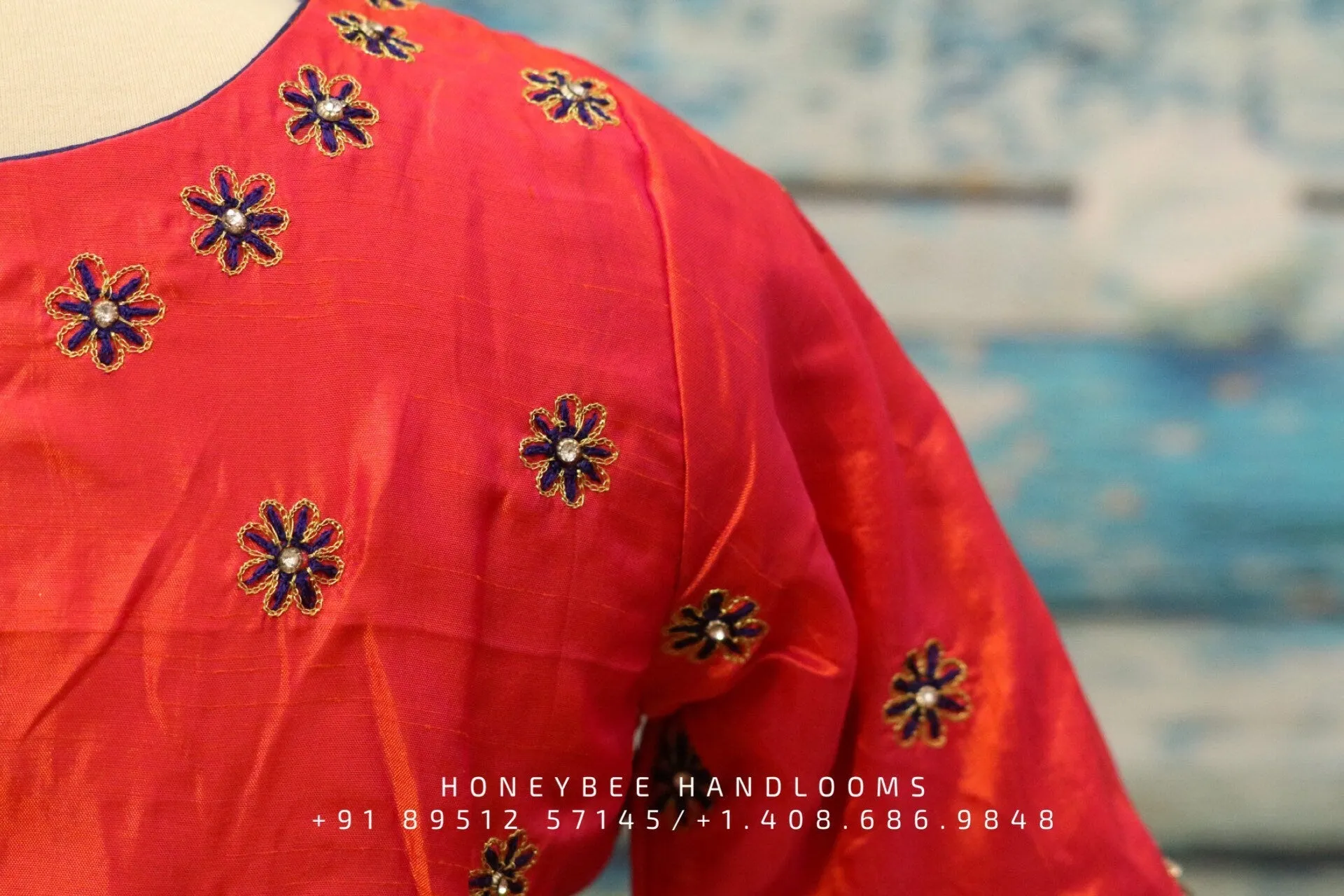 Saree blouse | silk blouse | Saree stitched Blouse | machine work | Silk Blouse | thread work blouse |simple work blouse|orange blouse
