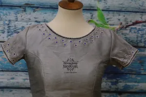 Saree Blouse | Stitched blouse |Silk Blouse | Pure silk Blouse| designer blouse|Maggam work blouse | HoneyBee Handlooms