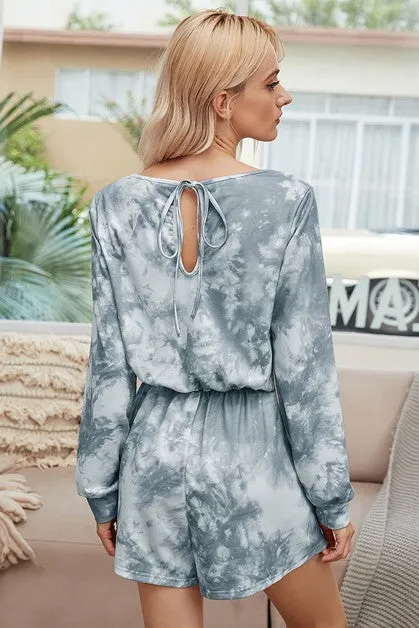 Serene Tie-Dye Romper Bliss