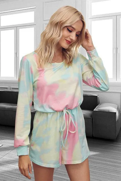 Serene Tie-Dye Romper Bliss