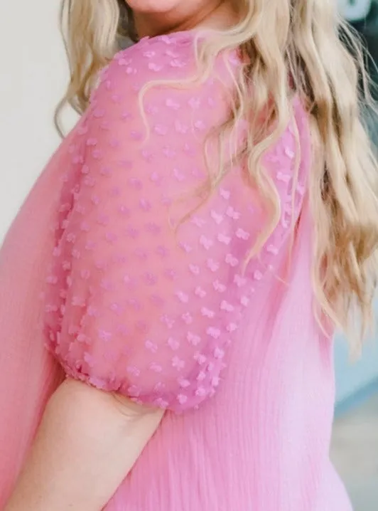 Side Show Mauve Blouse