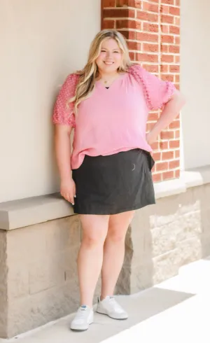 Side Show Mauve Blouse