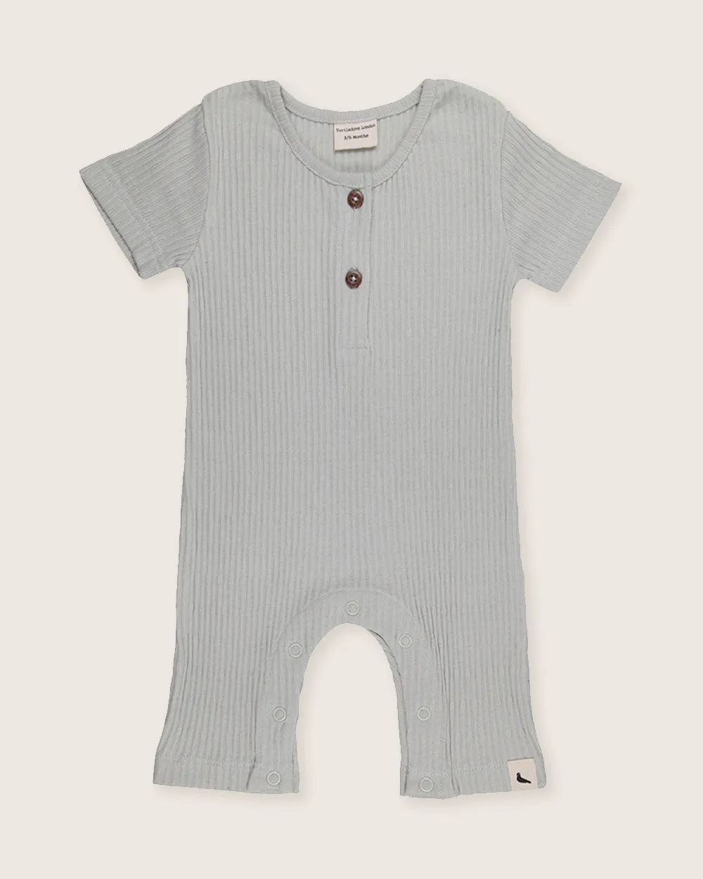 Sky Textured Baby Romper