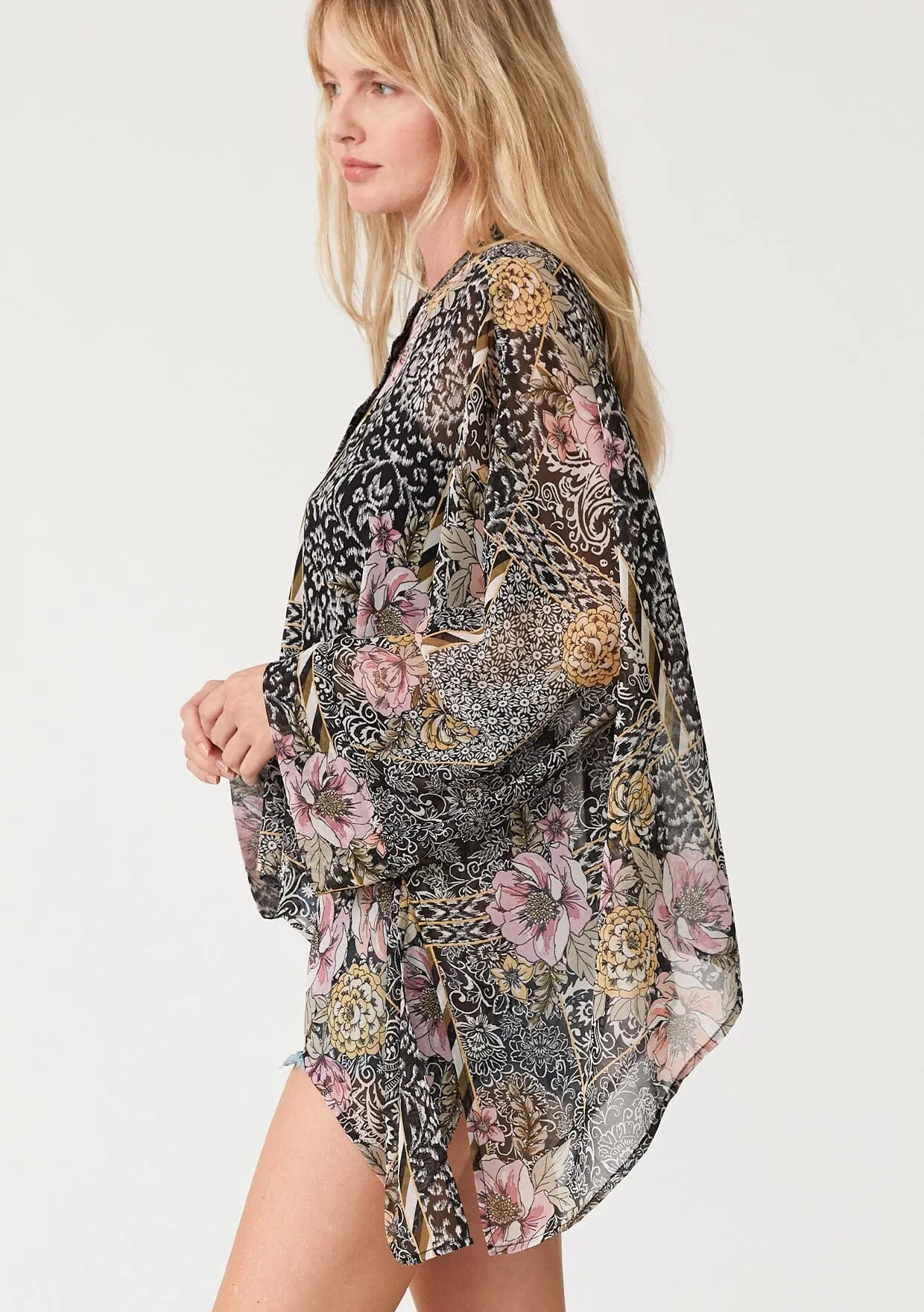 Sonoma Patchwork Print Blouse
