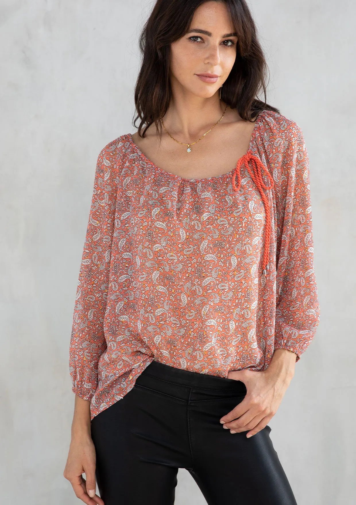 Stardust Drawstring Blouse