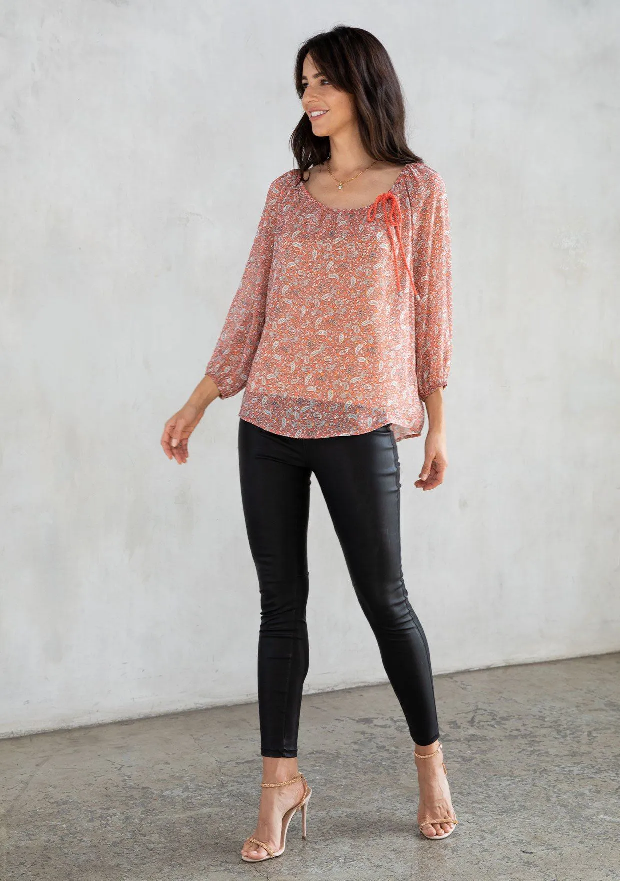 Stardust Drawstring Blouse