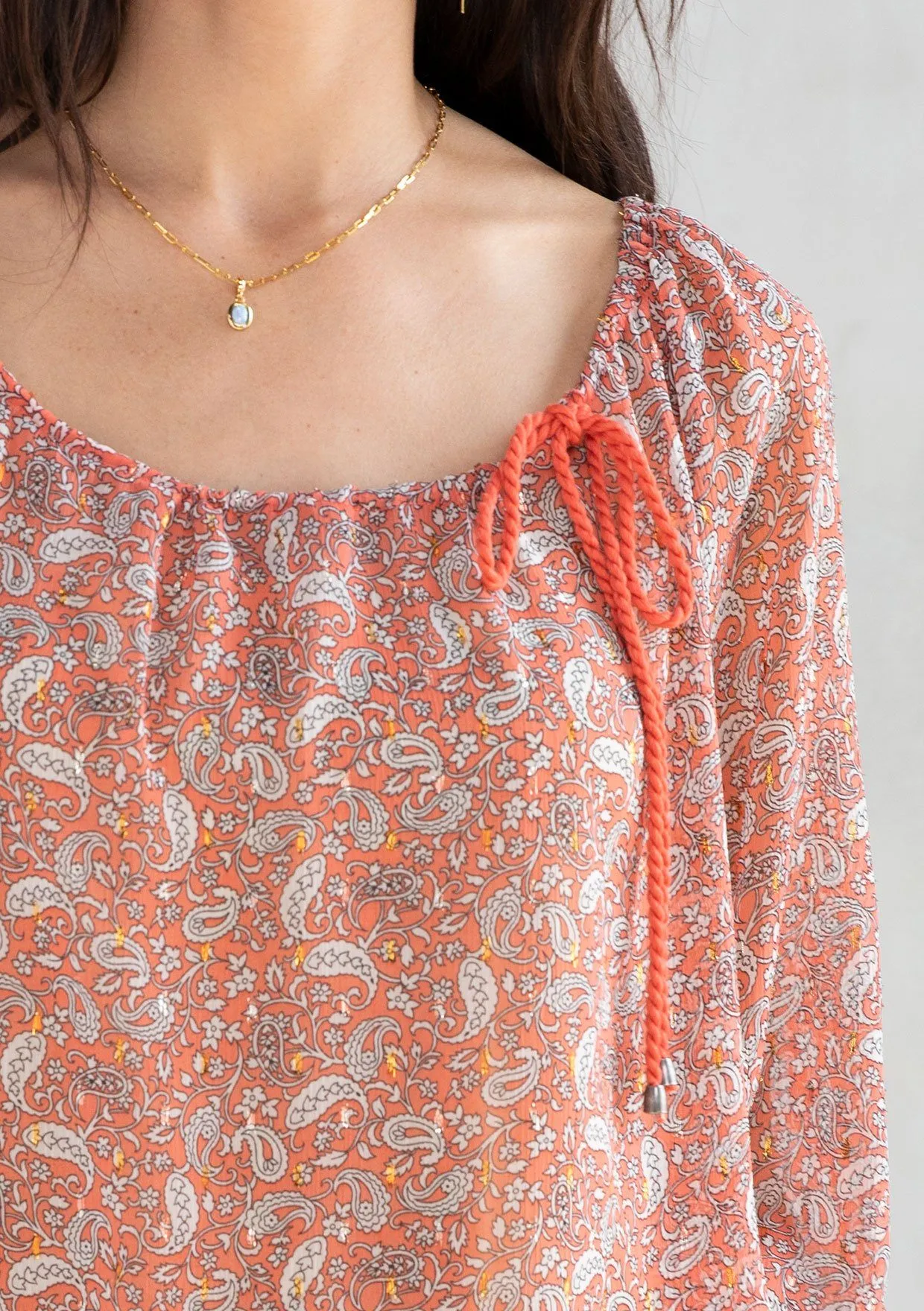 Stardust Drawstring Blouse