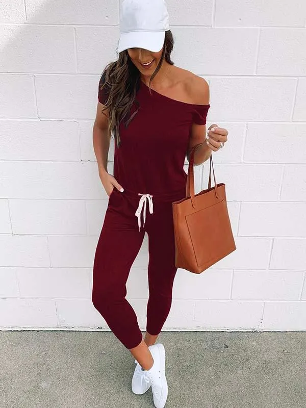 Stunncal One Shoulder Jumpsuit