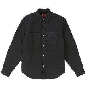 Supreme Sherpa Lined Denim Shirt- Black