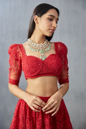 Surkh Hansini Blouse