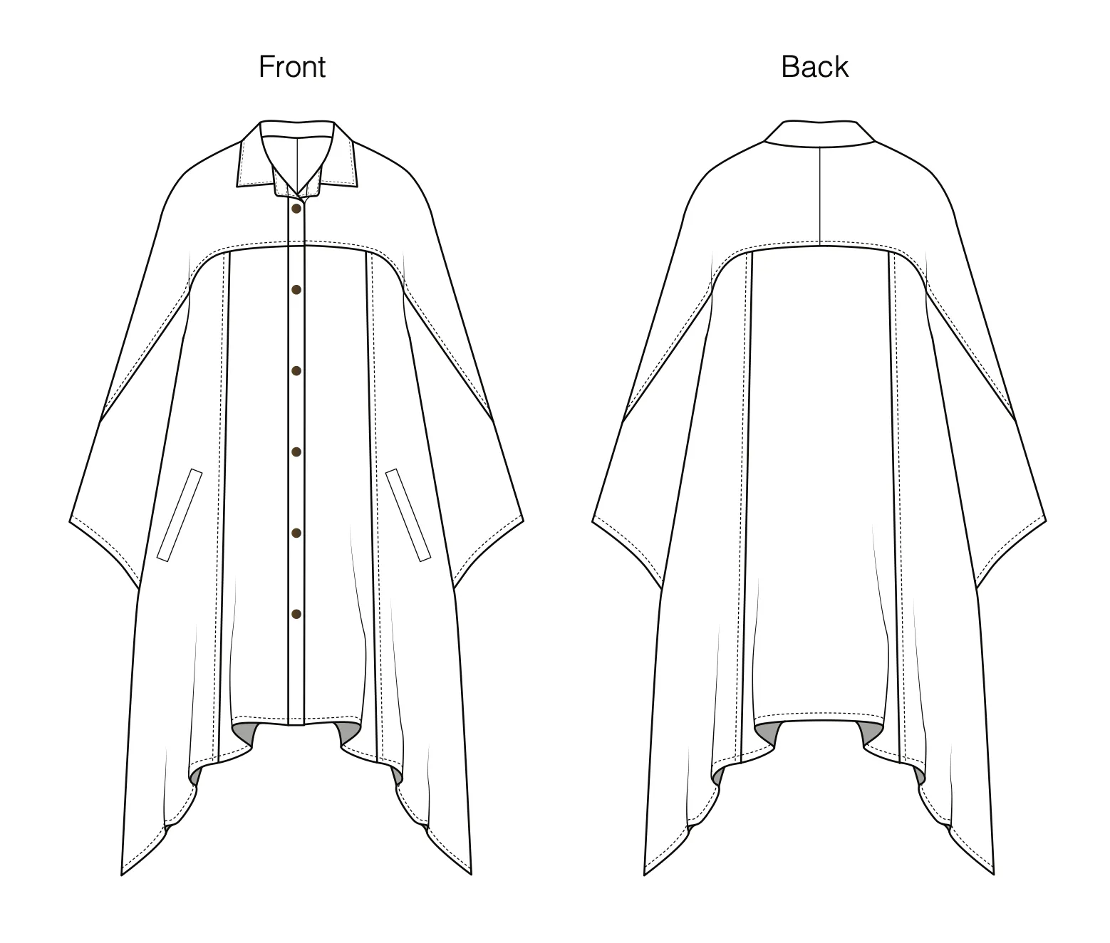 Tencel Denim Poncho