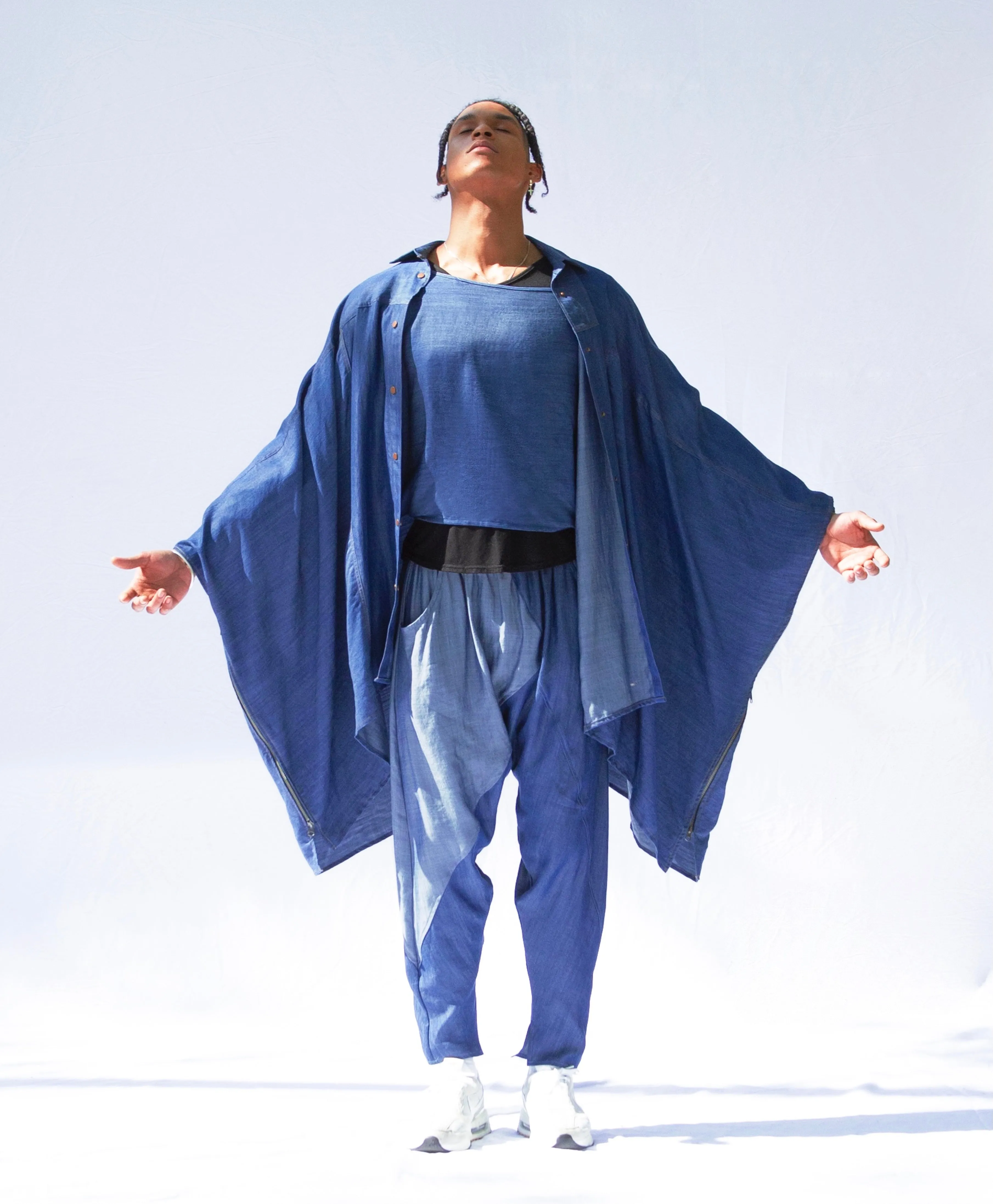 Tencel Denim Poncho