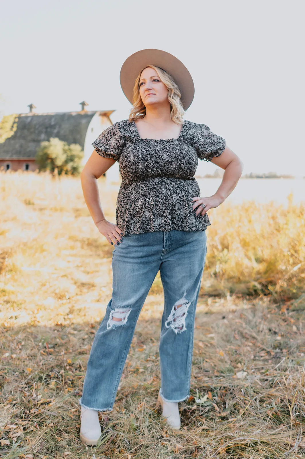 The Allie Blouse - PLUS