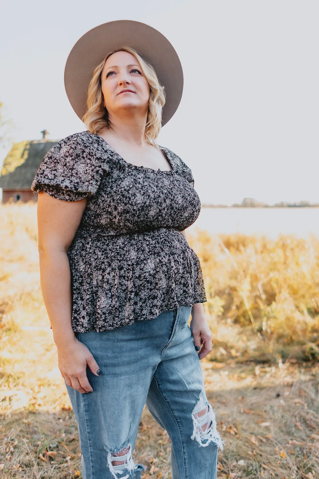 The Allie Blouse - PLUS