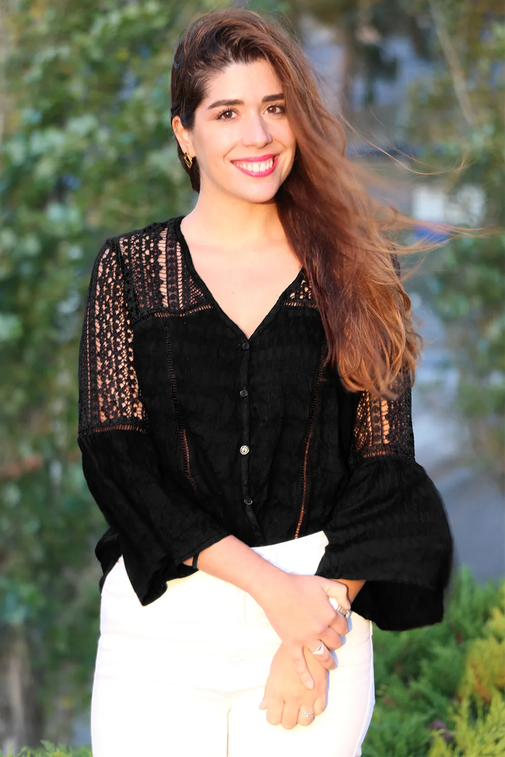The Du Jour Crochet Blouse