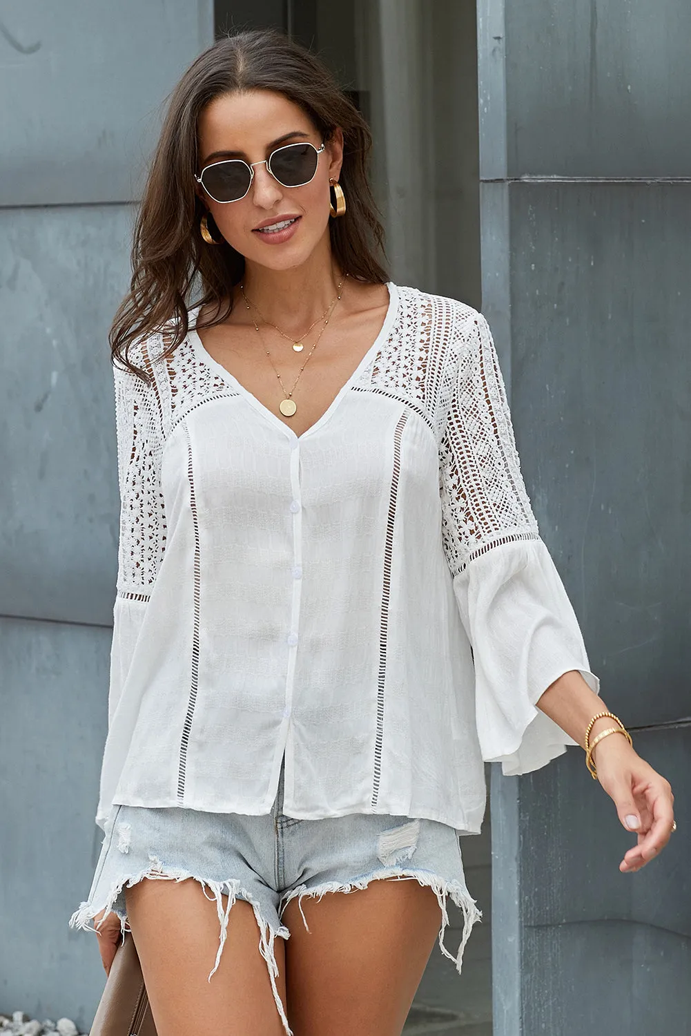 The Du Jour Crochet Blouse