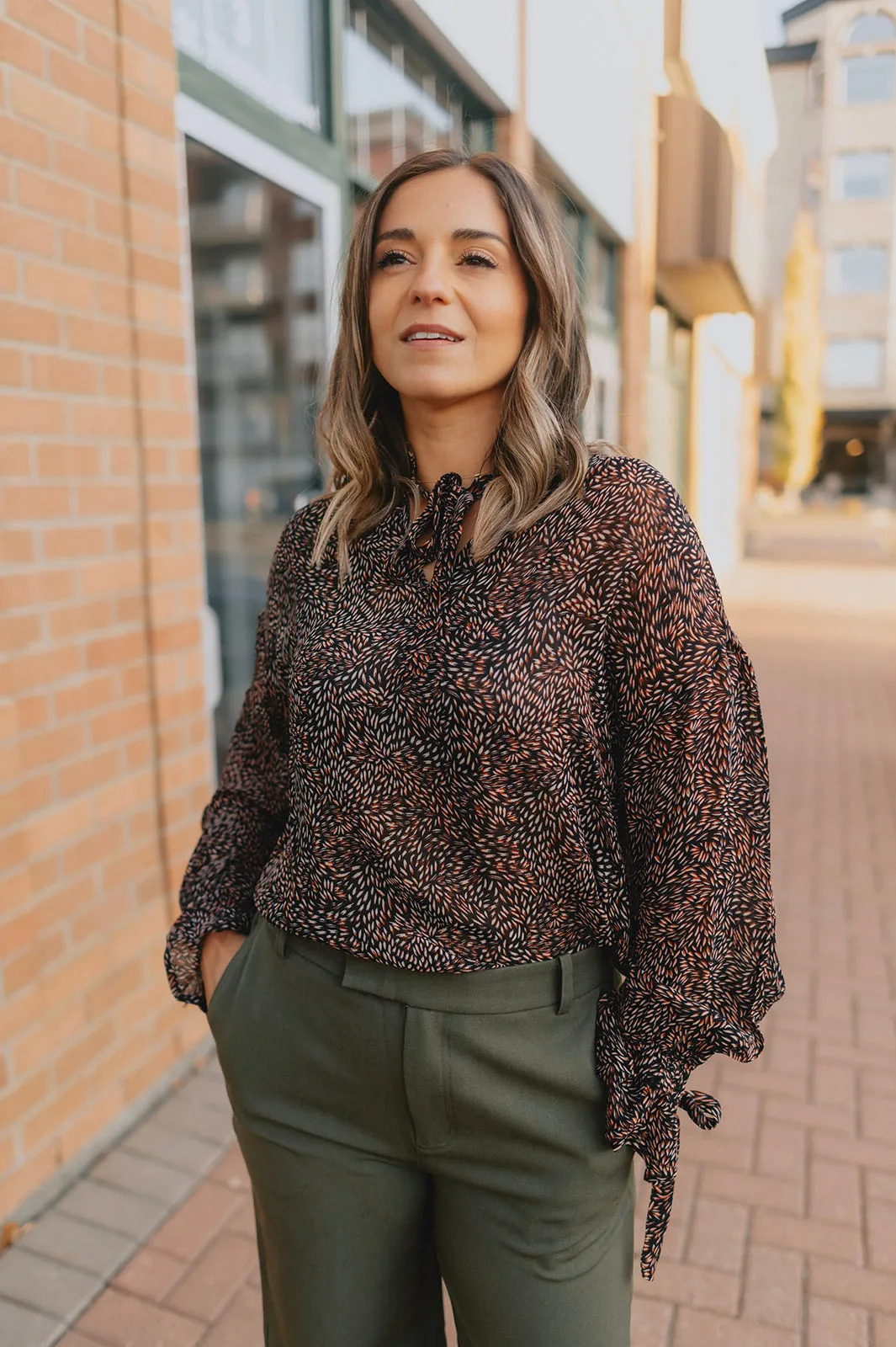 The Penla Blouse - Black
