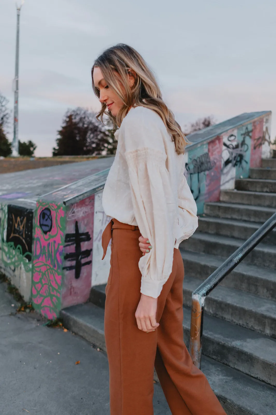 The Presley Blouse - Ivory