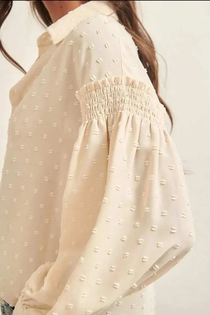The Presley Blouse - Ivory