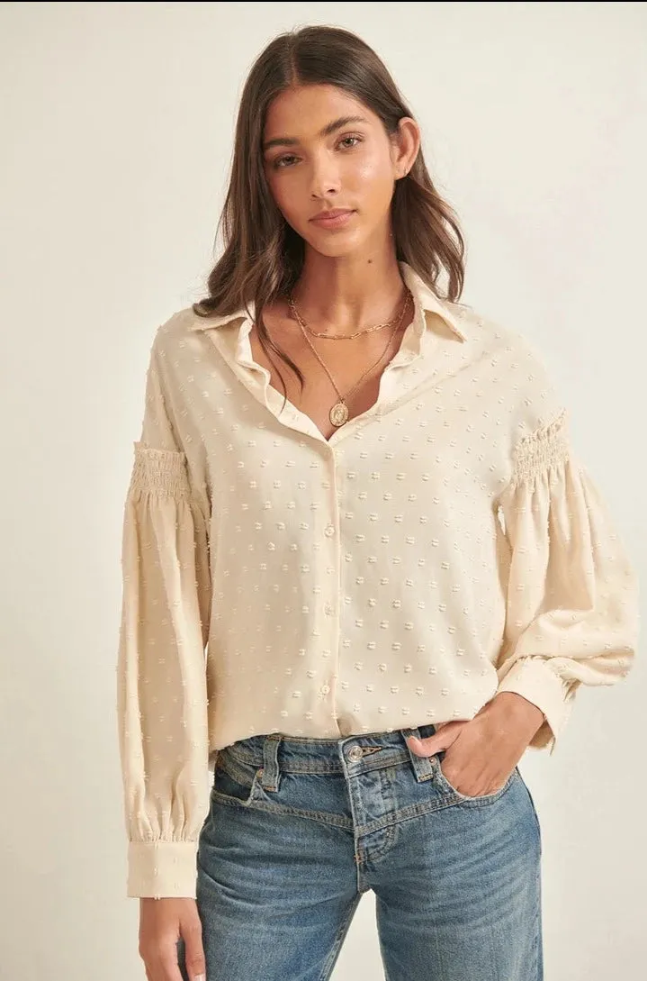 The Presley Blouse - Ivory