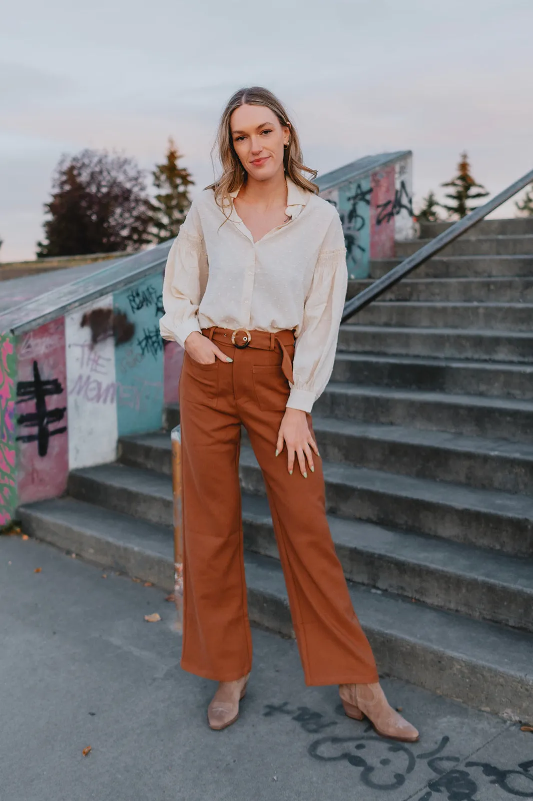 The Presley Blouse - Ivory