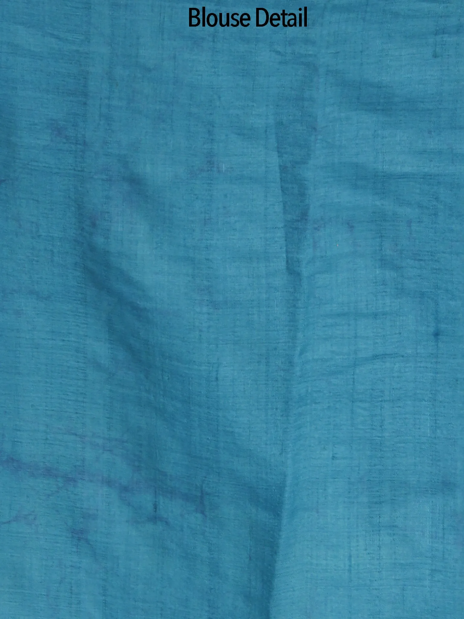 Tussar Handloom Silk Hand Painted Saree in Metallic Blue - S031702533