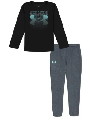 UA Fader Block Logo Set (2t-4t) - Boys