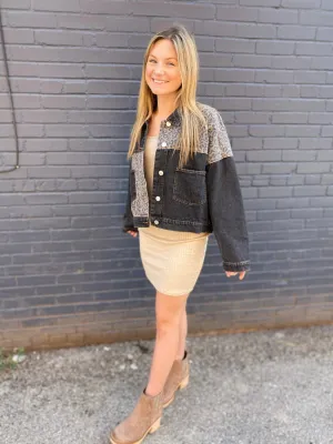Untamed Heart Jacket: Charcoal Mix