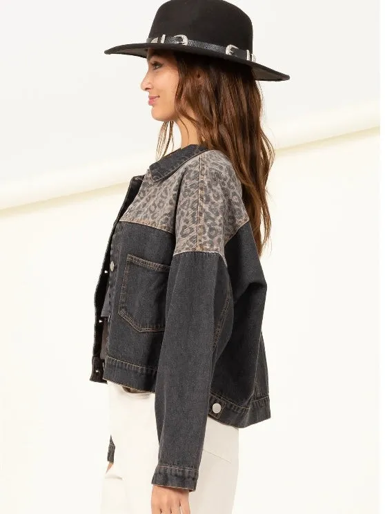 Untamed Heart Jacket: Charcoal Mix