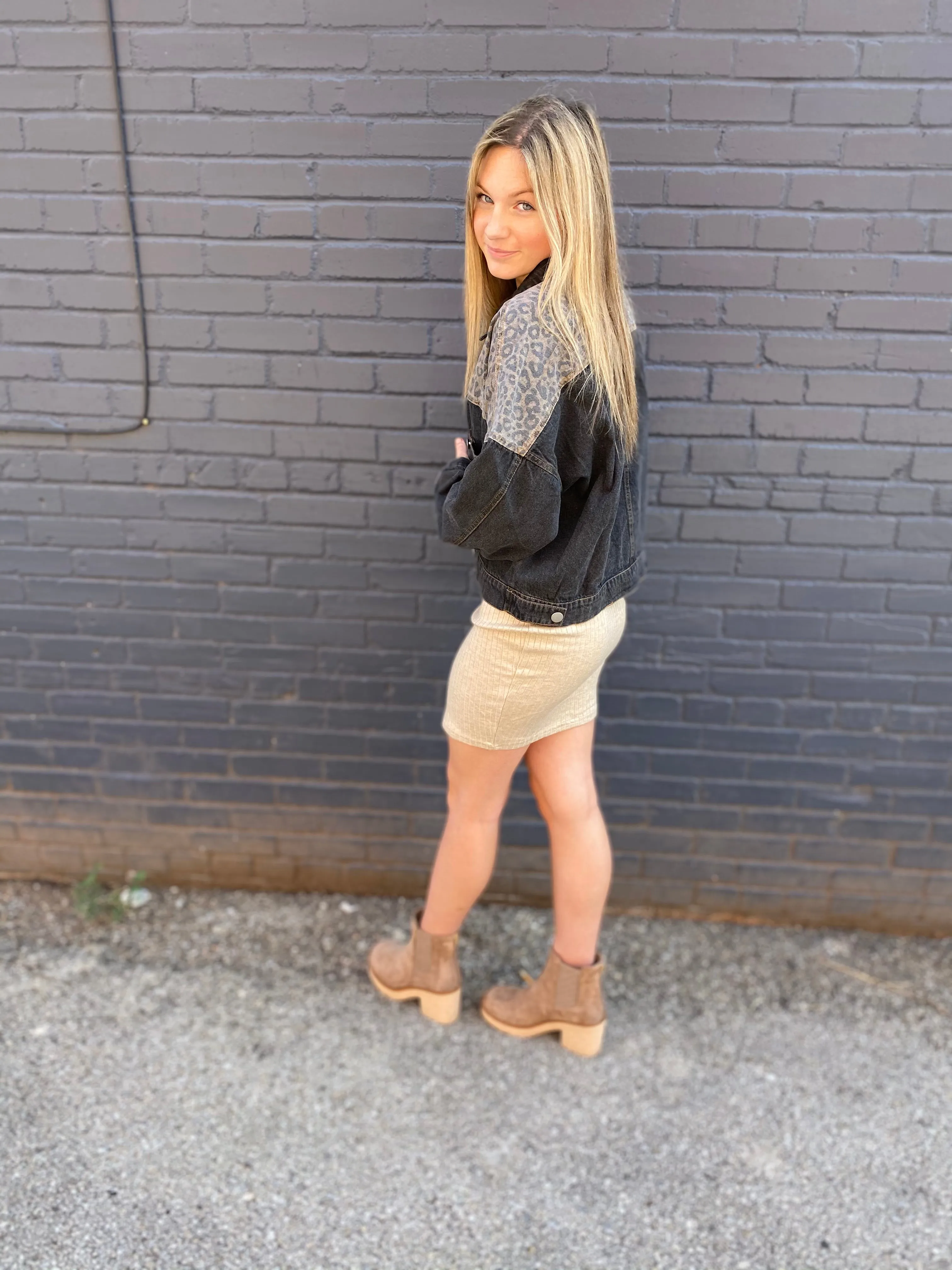 Untamed Heart Jacket: Charcoal Mix