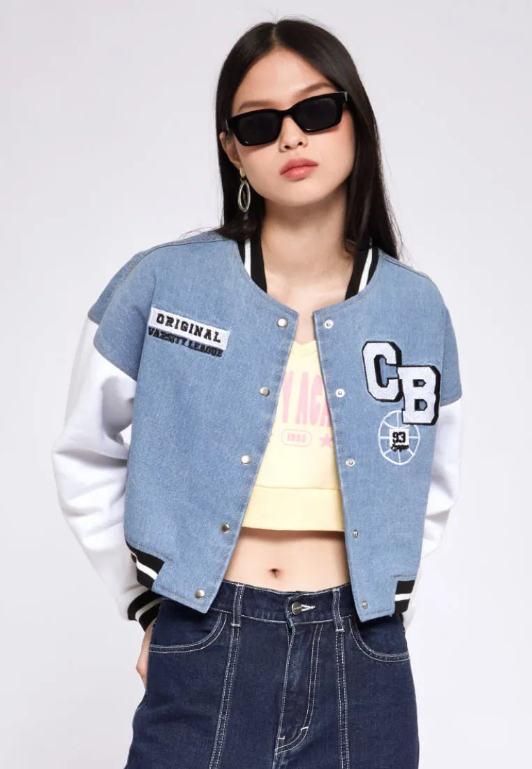 Varsity Denim Jacket