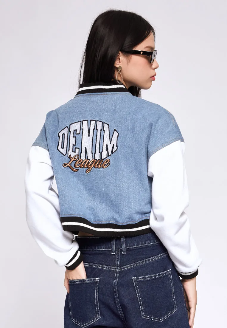 Varsity Denim Jacket