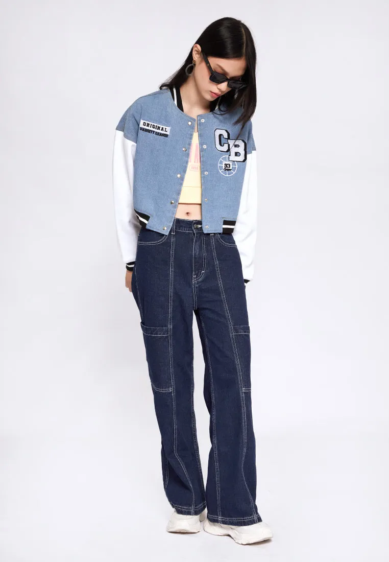 Varsity Denim Jacket