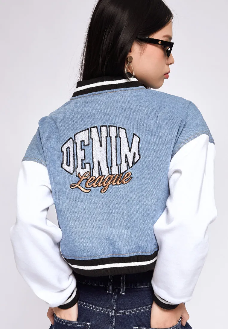 Varsity Denim Jacket