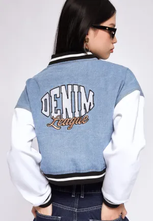 Varsity Denim Jacket