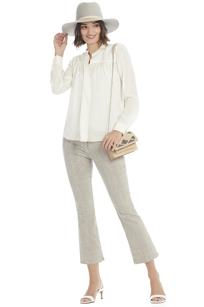 Voluminous L/S Cravat (Off White)
