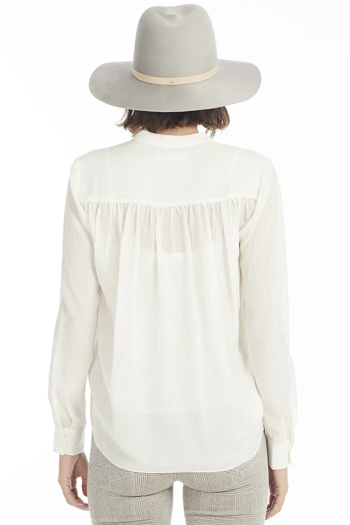 Voluminous L/S Cravat (Off White)
