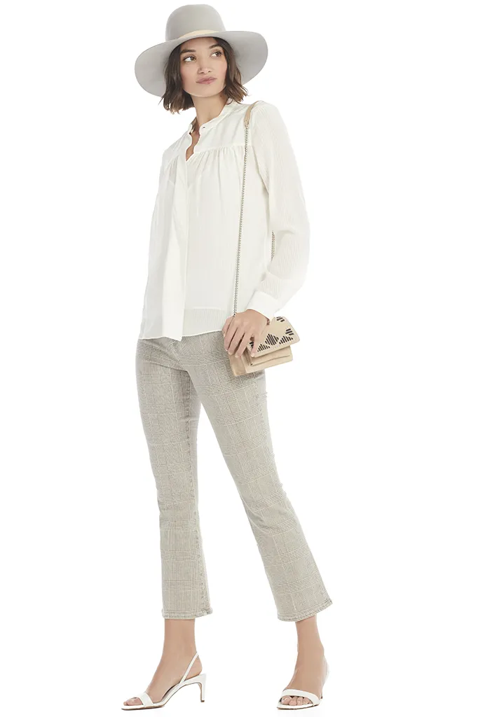 Voluminous L/S Cravat (Off White)