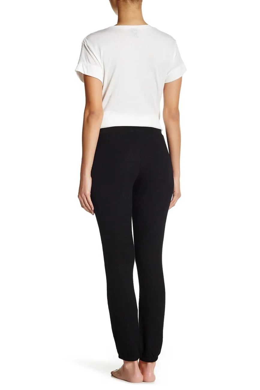 Women's Super comfy Free Press Brushed Skinny Joggers in Black,Sz S!